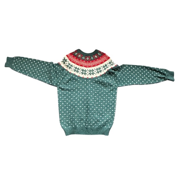 Vintage Northern Reflections Fair Isle Sweater Nordic  Christmas Unisex - Picture 4 of 10